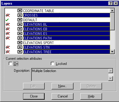 Layers Dialog Box