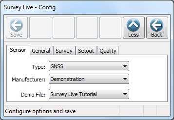 Configurs Sensor GNSS