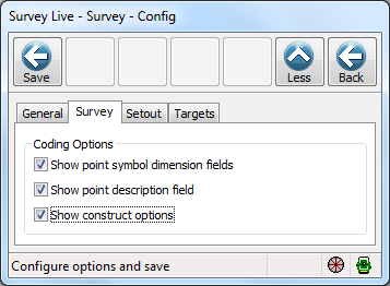 TS Survey Coding Options