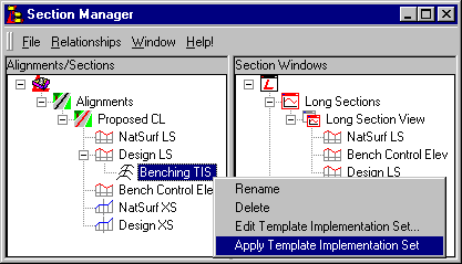 Section Manager, Showing The New Design Cross Section