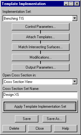 Template Implementation Dialog