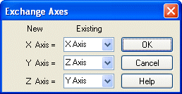 Exchange Axes Dialog