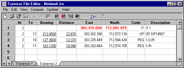 Traverse File Editor - Traverse 2