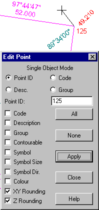 Edit Point Dialog Box