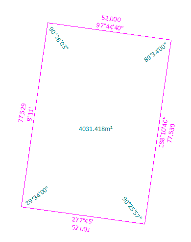 Display of Line with Rounded Bearings