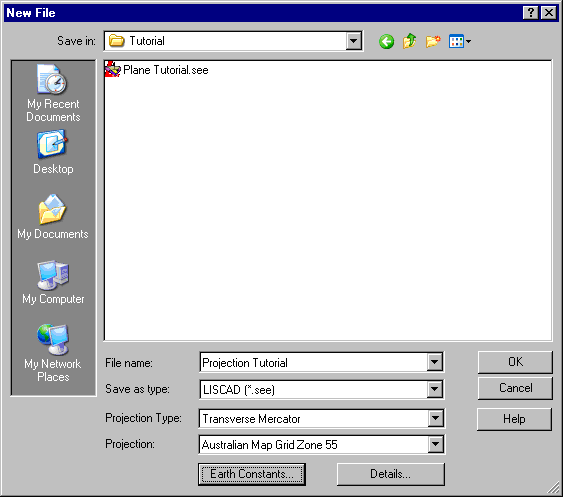 New File Dialog