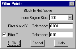 Filter Points Dialog Box