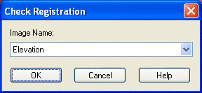 Check Registration Dialog