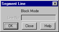 Segment Line Dialog