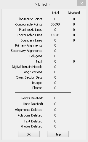 Statistics Dialog