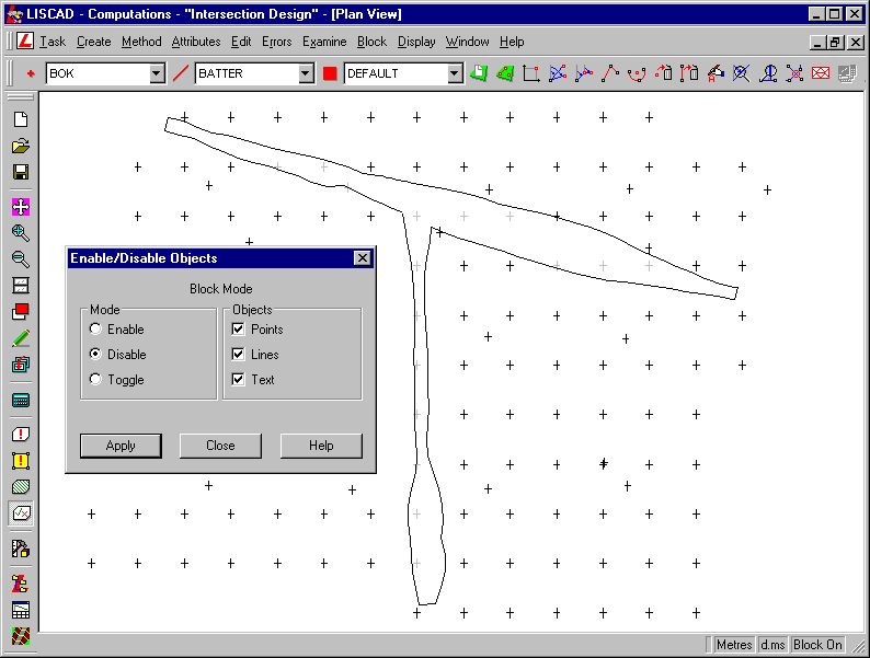 Enable/Disable Objects Dialog Box