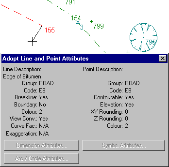 Showing Adopt Line And Point Attributes Being Used