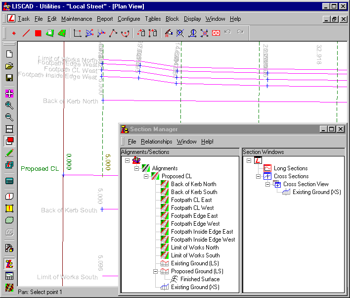Plan View Of Initial Data