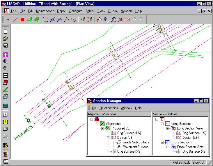 Plan View Of Initial Data