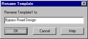 Rename Template Dialog Box