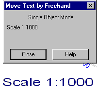 Move Text Dialog Box