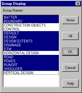 Group Display Dialog