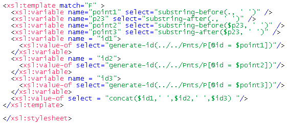 Template Process F Elements