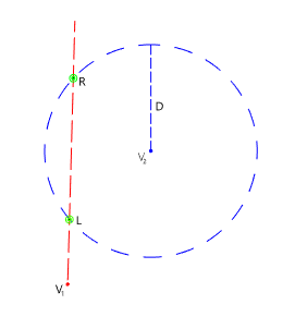 Bearing Distance Intersection