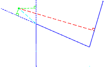 Project from internal vertex