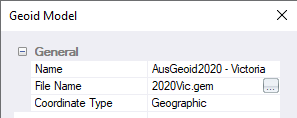 Edit Geoid Model