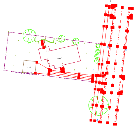 Selected breaklines