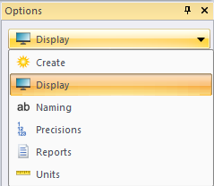 Options Page Menu